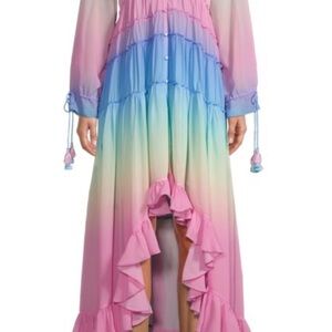 Colorful Gradient Maxi Dress